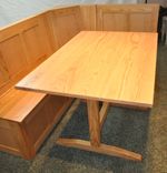 Oak Breakfast Nook / Banquette 1 small