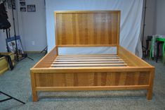 Beautiful Queen Cherry Bed 3 small