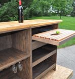 Freestanding Bar With Spalted Beech Top 2 small