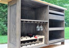 Freestanding Bar With Spalted Beech Top 5 small