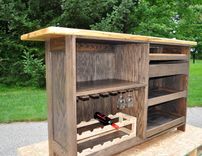 Freestanding Bar With Spalted Beech Top 6 small