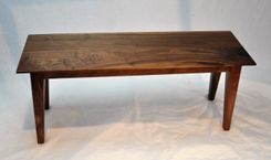 Pretty Walnut Bench Seat 1 small