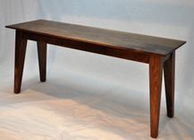 Pretty Walnut Bench Seat 3 small