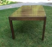Walnut Dining Table With Through Legs 3 small