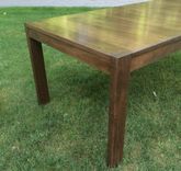 Walnut Dining Table With Through Legs 6 small