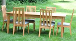 Red Oak Dining Set 5 small