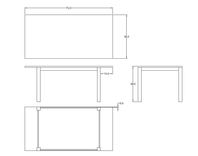 White Oak Kitchen Table 5 small