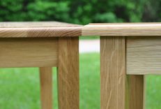White Oak Side Tables 3 small