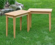 White Oak Side Tables 4 small