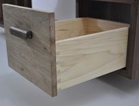 Walnut Entertainment Console 3 small