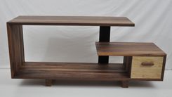 Walnut Entertainment Console 5 small