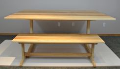Figured Ash Breakfast Nook / Banquette 4 small