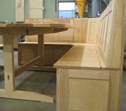 Figured Ash Breakfast Nook / Banquette 6 small