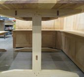 Figured Ash Breakfast Nook / Banquette 12 small