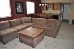 Beautiful Walnut Custom Ottoman Tray 2 small