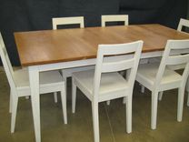 Cherry And Oak Country Dining Set 5 small