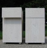 Bleached And Whitewashed Oak Nightstands 2 small
