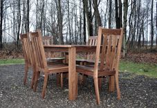 Solid Walnut Dining Set 1 small