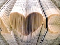 Couples Love Art - Typography Book Origami Design 2 small