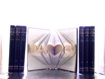 Couples Love Art - Typography Book Origami Design 1 small
