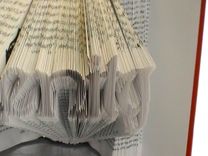 Custom Typography Art - Up To 9 Letters - Book Origami 4 small