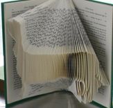Custom Dog Art - Book Origami Dachshund - Folded Book Art 2 small