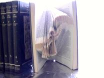 Disney Book Origami Custom Art - Original Disney Mary Poppins Or Little Mermaid Book Art 3 small