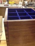 James' Wood Box/Case For Champagne Glasses 4 small