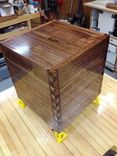 James' Wood Box/Case For Champagne Glasses 5 small