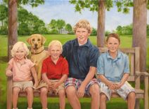 Realistic Oil Portraits Of People With Animals 2 small