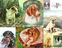 Dog Portraits 4 small