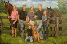 Realistic Oil Portraits Of People With Animals 8 small