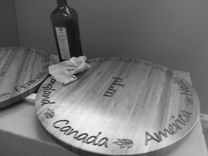 Custom Cutting/Serving Lazy Susan Board 1 small