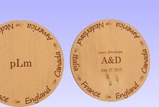 Custom Cutting/Serving Lazy Susan Board 5 small