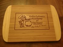 Engraved Bamboo Cutting Board - Personalize With Your Logo 3 small