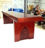 6 Cherry Wood Benches For Cemetery Mausoleum 2 small