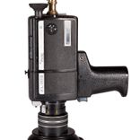 Vintage Camera Upcycled Movie Lamp With New Black Lamp Shade 3 small