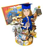 Graduation Birthday Cake Topper For Women 1 small