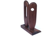 Mid Century Modern Wood Sculpture 4 small