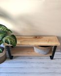 Foundry Bench No. 102 - Live Edge Solid Maple Entryway Bench - Solid Wood Bench 3 small
