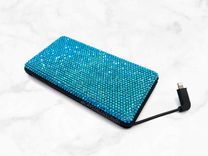 Crystallized Iphone Portable Battery Pack Charger Genuine European Crystals Bedazzled Mophie 1 small