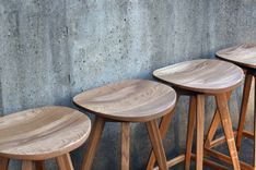 Hand-Cupped Swivel Bar Stool 7 small