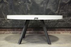 Steel Stonington Gray Circular Coffee Table 1 small