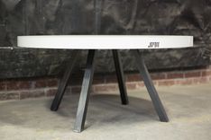Steel Stonington Gray Circular Coffee Table 3 small