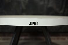 Steel Stonington Gray Circular Coffee Table 4 small