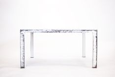 Steel Arctic White Distressed Coffee Table 2 small