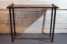 Steel And Oak Floating Console/Entry Table 1 small