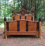 Rustic Carved Bed 1 small