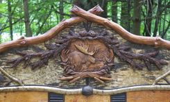 Rustic Carved Bed 2 small
