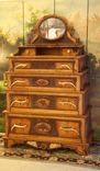 Adirondack Rustic Dresser With Original Oil Painting 3 small